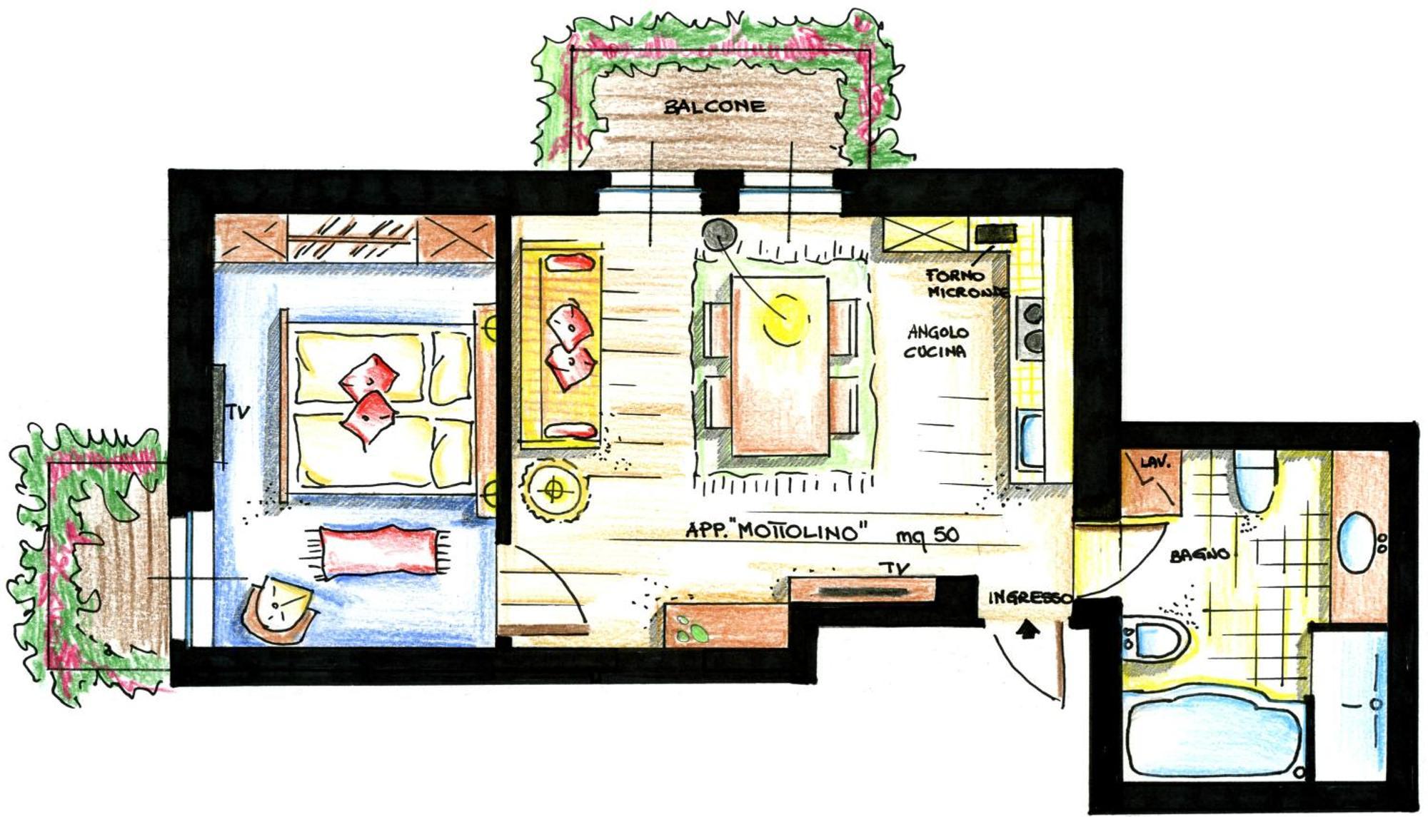Chalet Mattias Livigno Quarto foto